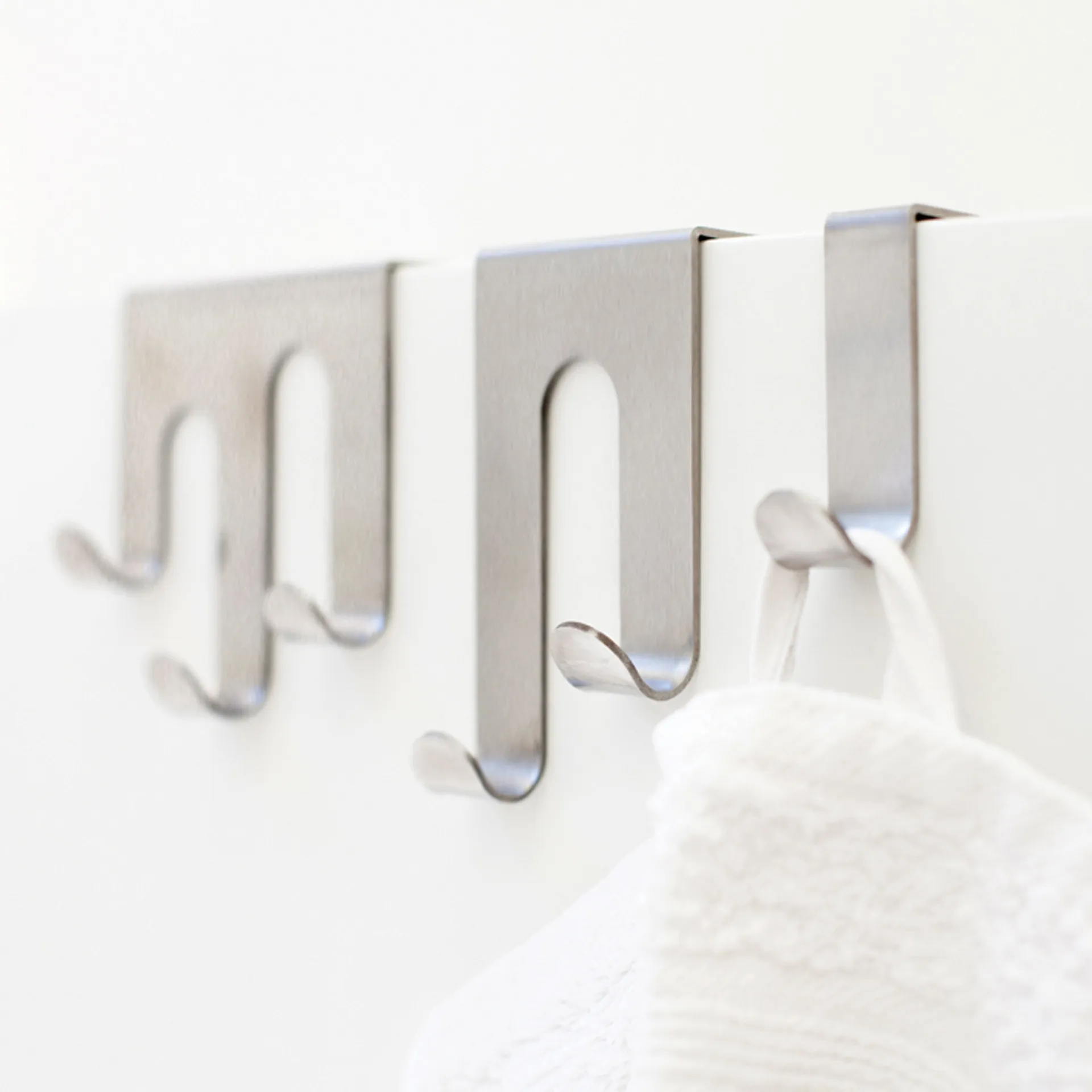 보사인 심플 J-후크 2개 세트, Brushed steel Bosign | 보사인