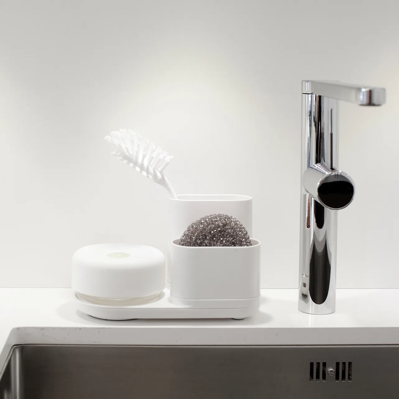 디쉬워싱 리퀴드 펌프 & 스토리지 렉 라지, white Bosign | 보사인