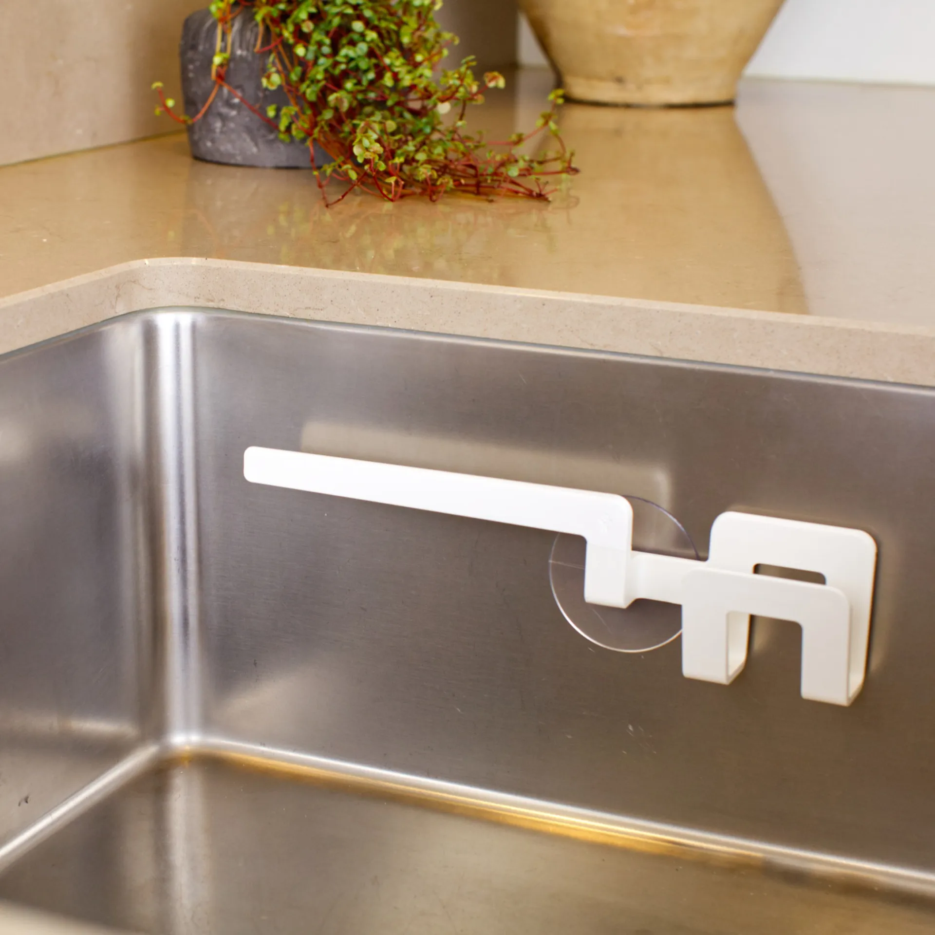 디시클로스 및 디시 스펀지 홀더 석션 컵 포함, White Bosign | 보사인