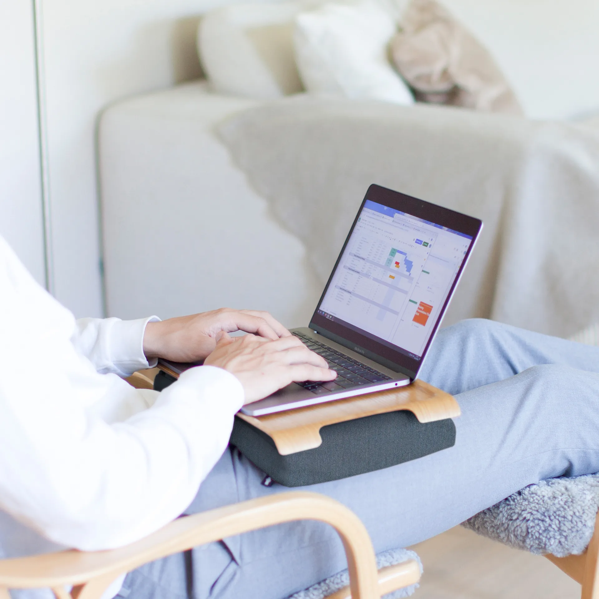 무릎 트레이 미니, Willow tree-salt & pepper grey Bosign | 보사인