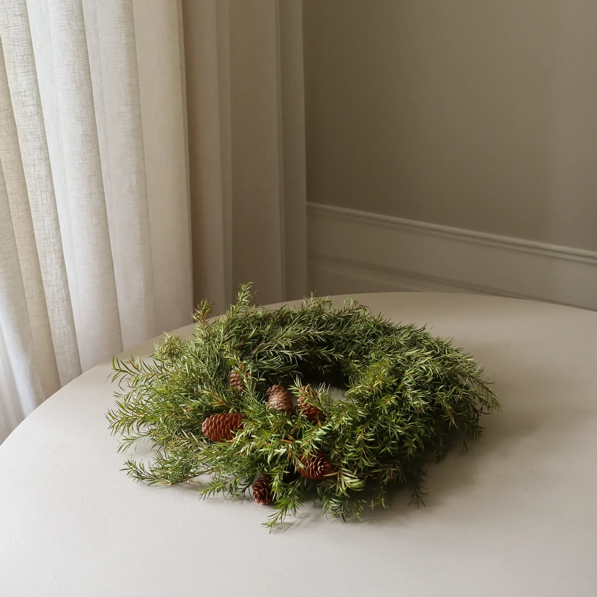 에버그린 파인 리스 크란스, 전나무 가지, Ø40 cm Botané | 보타네