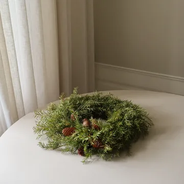 에버그린 파인 리스 크란스 - 전나무 가지, Ø40 cm - Botané | 보타네