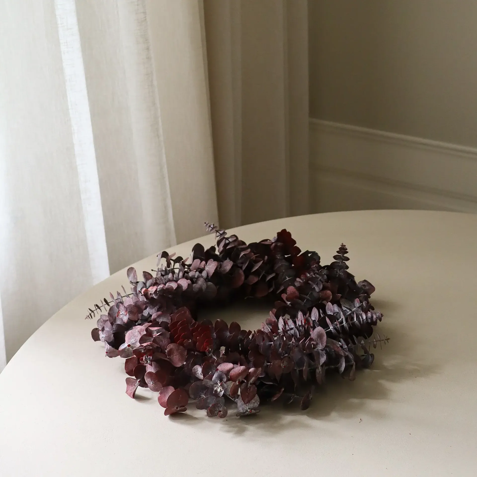 유칼립투스 화환, 다크 레드, Ø40 cm Botané | 보타네