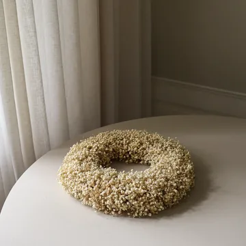 브뤼드슬뢰야 화관 꽃머리장식 - 옐로우, 지름 40 cm - Botané | 보타네