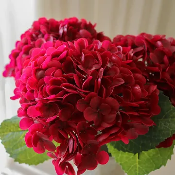 수국 인공 꽃 - 레드, 51 cm, 1개 - Botané | 보타네