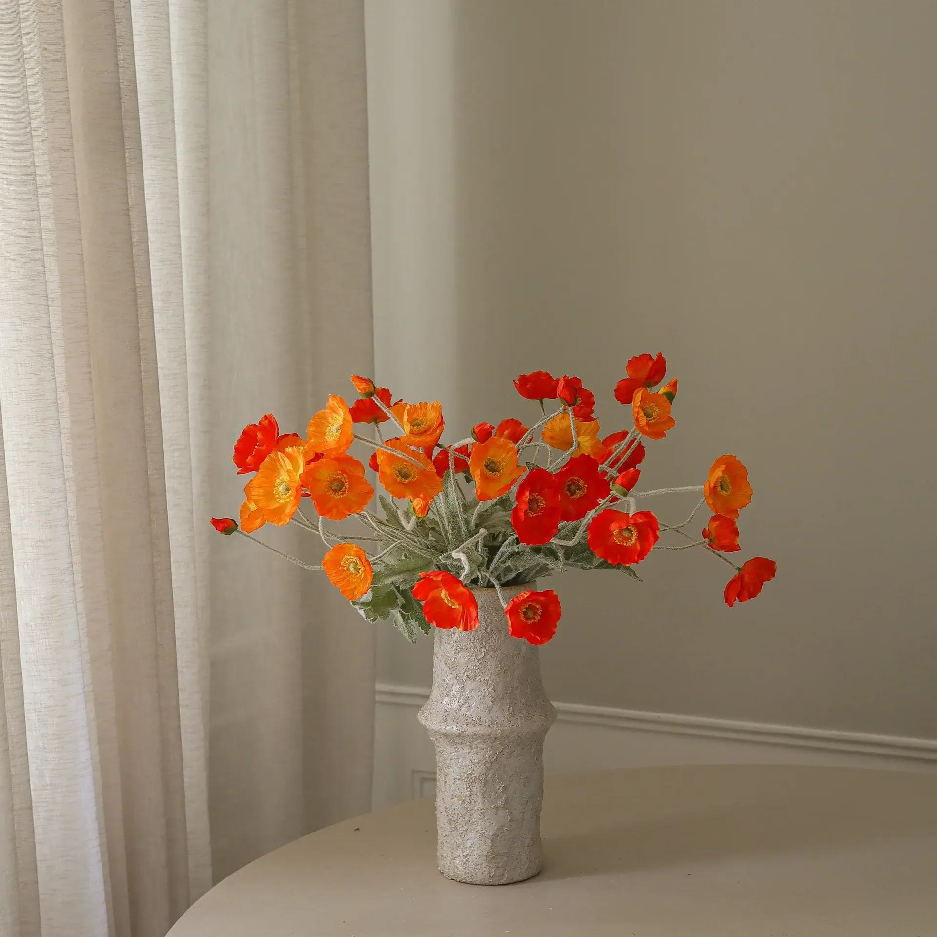 포피 선셋 인조 부케, 양귀비, 56 cm, 11개 Botané | 보타네
