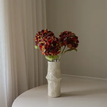 수국 인공 꽃 - 딥 버건디, 60 cm, 1개 - Botané | 보타네