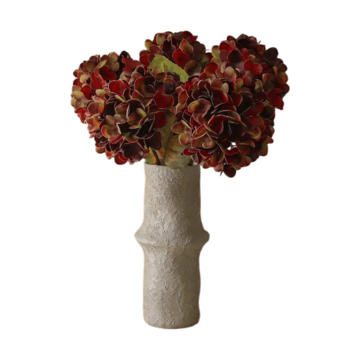 수국 인조 부케 - 딥 버건디, 60 cm, 6개 - Botané | 보타네