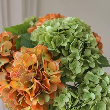 수국 인조 부케 - 구리, 60 cm, 7개 - Botané | 보타네