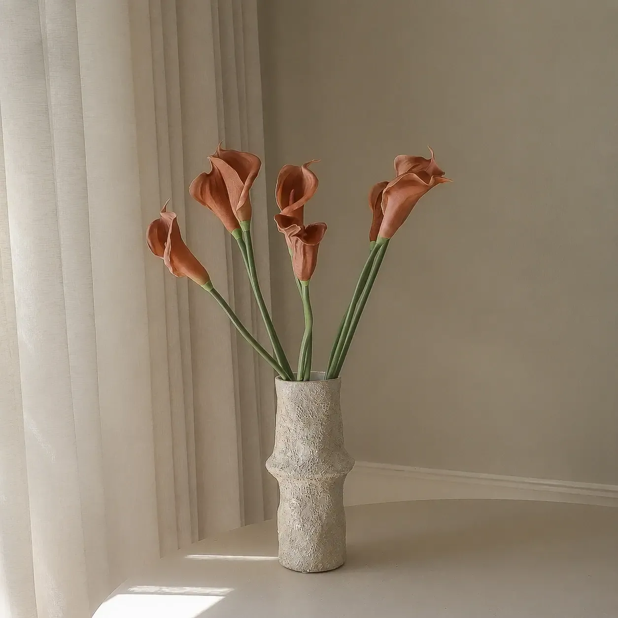 카라릴리 인조 부케, 브라운, 62 cm, 8개 Botané | 보타네