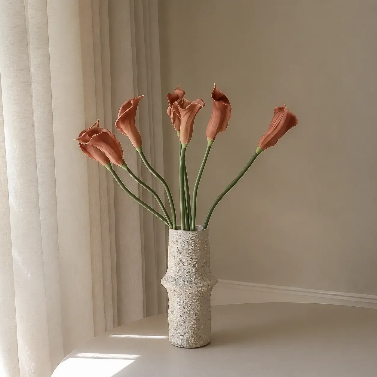 카라릴리 인조 부케, 브라운, 62 cm, 8개 Botané | 보타네