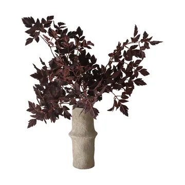 버건디 자두 잎 인조 부케 - 85 cm, 4개 - Botané | 보타네