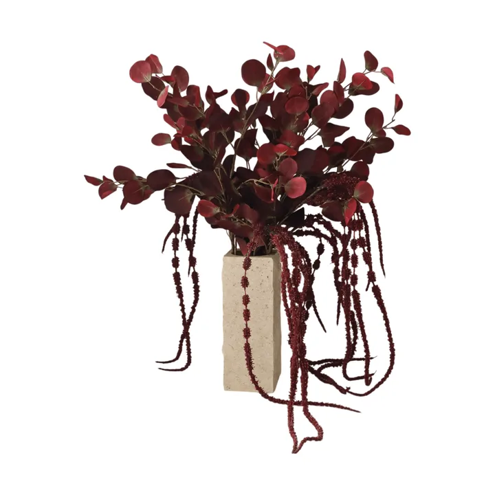 Burgundy veil artificial bouquet - Eucalyptus, amaranth, 84 cm - Botané | 보타네