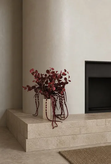 Burgundy veil artificial bouquet - Eucalyptus, amaranth, 84 cm - Botané | 보타네