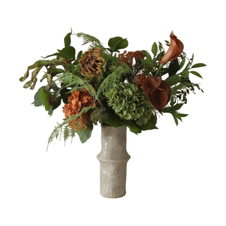 Cedar Grove 인조 꽃다발 - 수국-반선인장다알리아-칼라, 90 cm, 14개 - Botané | 보타네