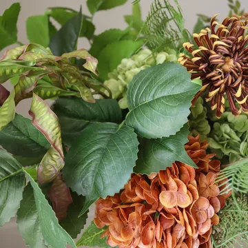 Cedar Grove 인조 꽃다발 - 수국-반선인장다알리아-칼라, 90 cm, 14개 - Botané | 보타네