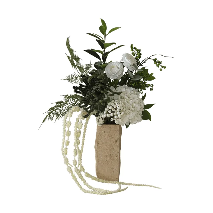 Green veil 인조 꽃다발 - 라넌큘러스, 수국, 아마란스, 85 cm - Botané | 보타네