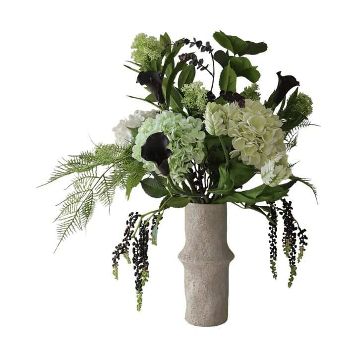 Moonlit Garden 인조 부케 - 수국-앵무튜울립-카라, 106 cm, 17개 - Botané | 보타네