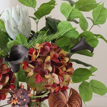 Noir Botanica 인조 부케 - 수국-칼라-안스리움 112 cm, 15개 - Botané | 보타네