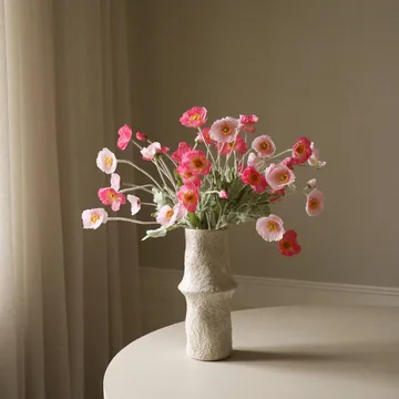 양귀비 조화 꽃다발 - Pink Pursuit, light pink-pink, 10 pcs - Botané | 보타네