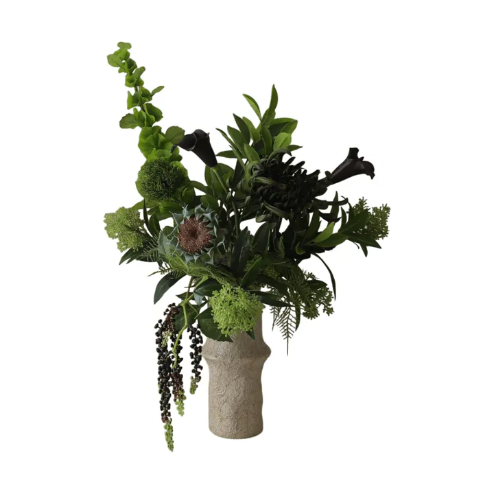 Verdant Noir 인조 부케 - 칼라-거미국화-가을해바라기, 92 cm, 13개 - Botané | 보타네