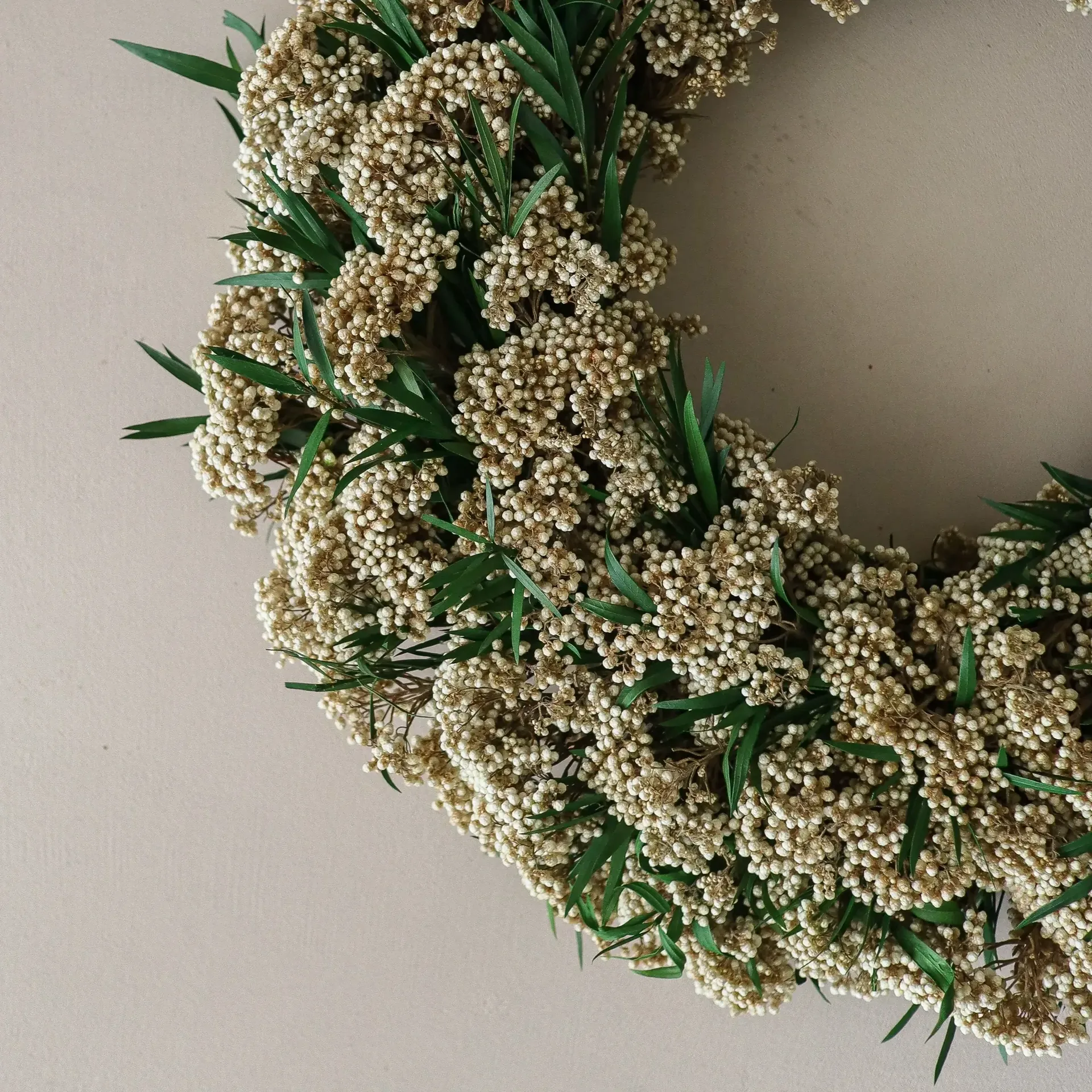 Whisper Meadow Wreath 화관, 라이스블롬마, Ø40 cm Botané | 보타네