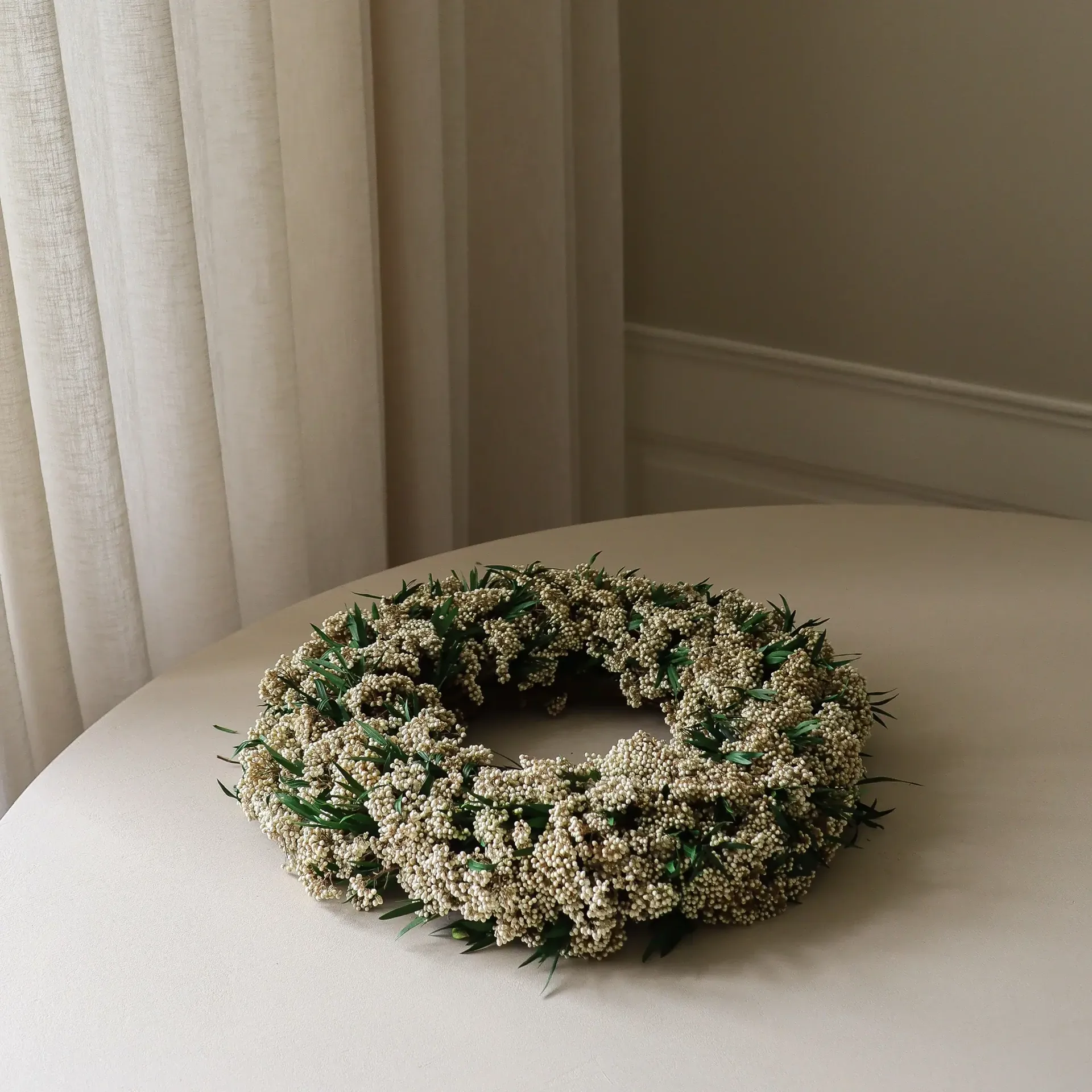 Whisper Meadow Wreath 화관, 라이스블롬마, Ø40 cm Botané | 보타네