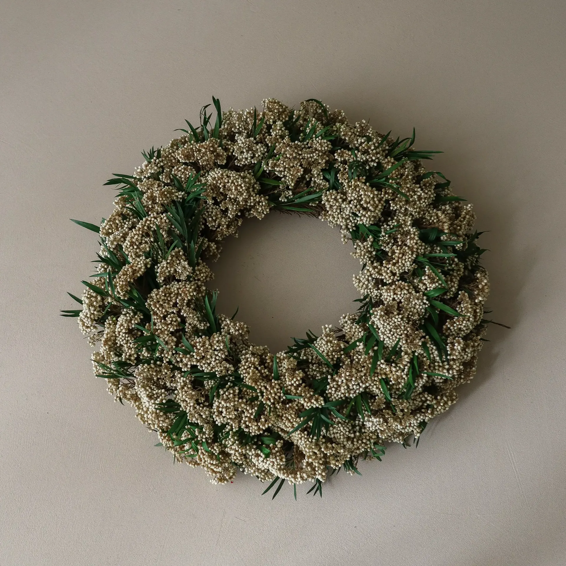 Whisper Meadow Wreath 화관, 라이스블롬마, Ø40 cm Botané | 보타네