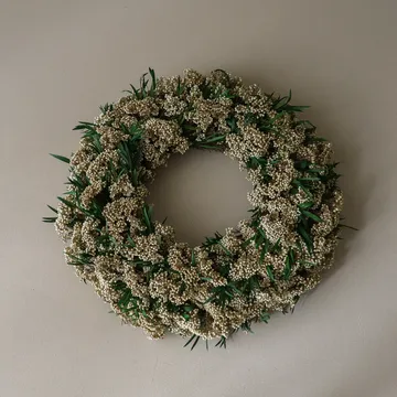 Whisper Meadow Wreath 화관 - 라이스블롬마, Ø40 cm - Botané | 보타네