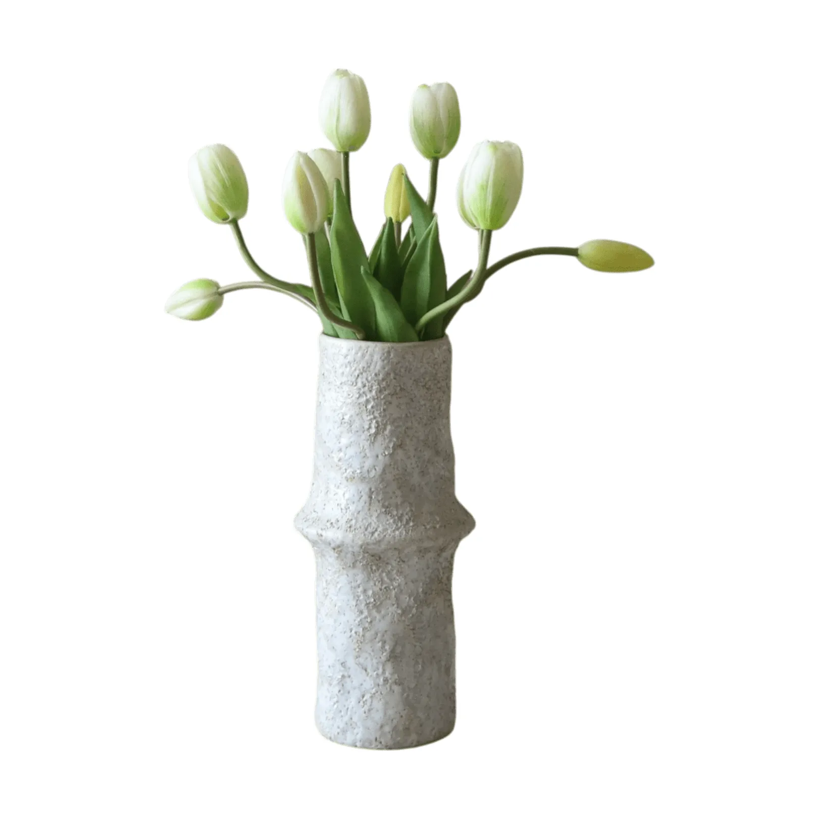 튤립 인조 부케, White, 10 pcs Botané | 보타네