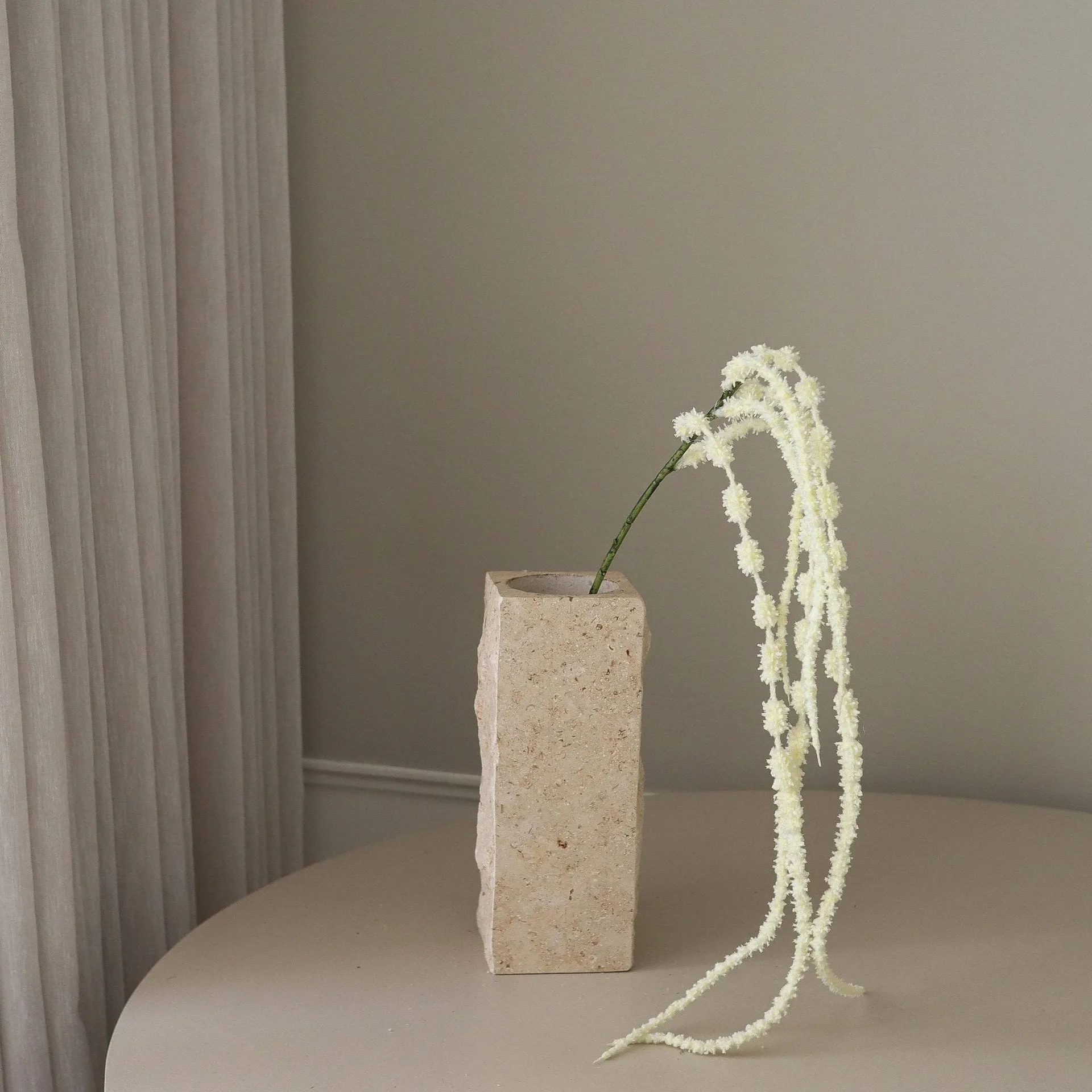 행아마란스 조화 꽃, White, 112 cm Botané | 보타네
