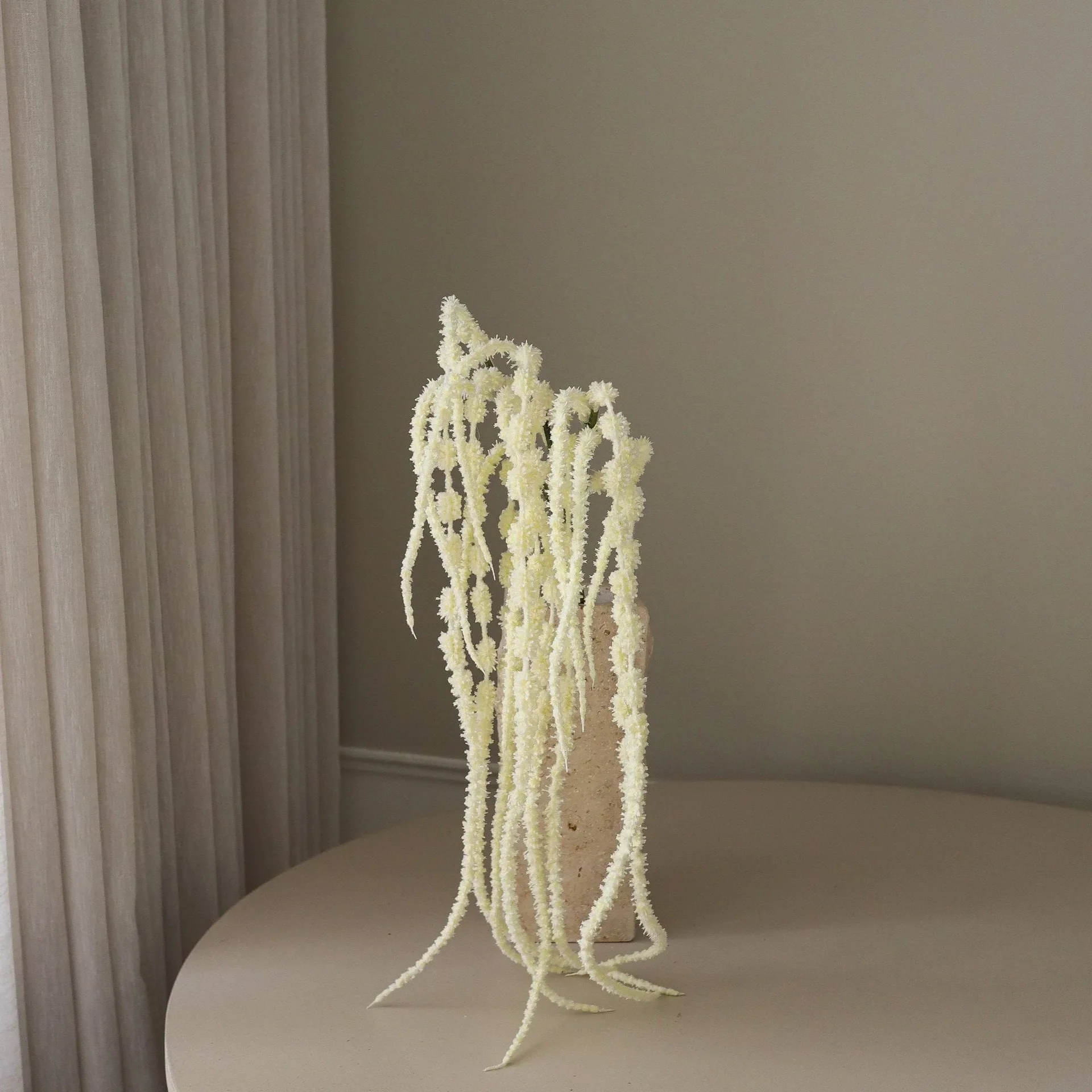 행아마란스 조화 꽃, White, 112 cm Botané | 보타네