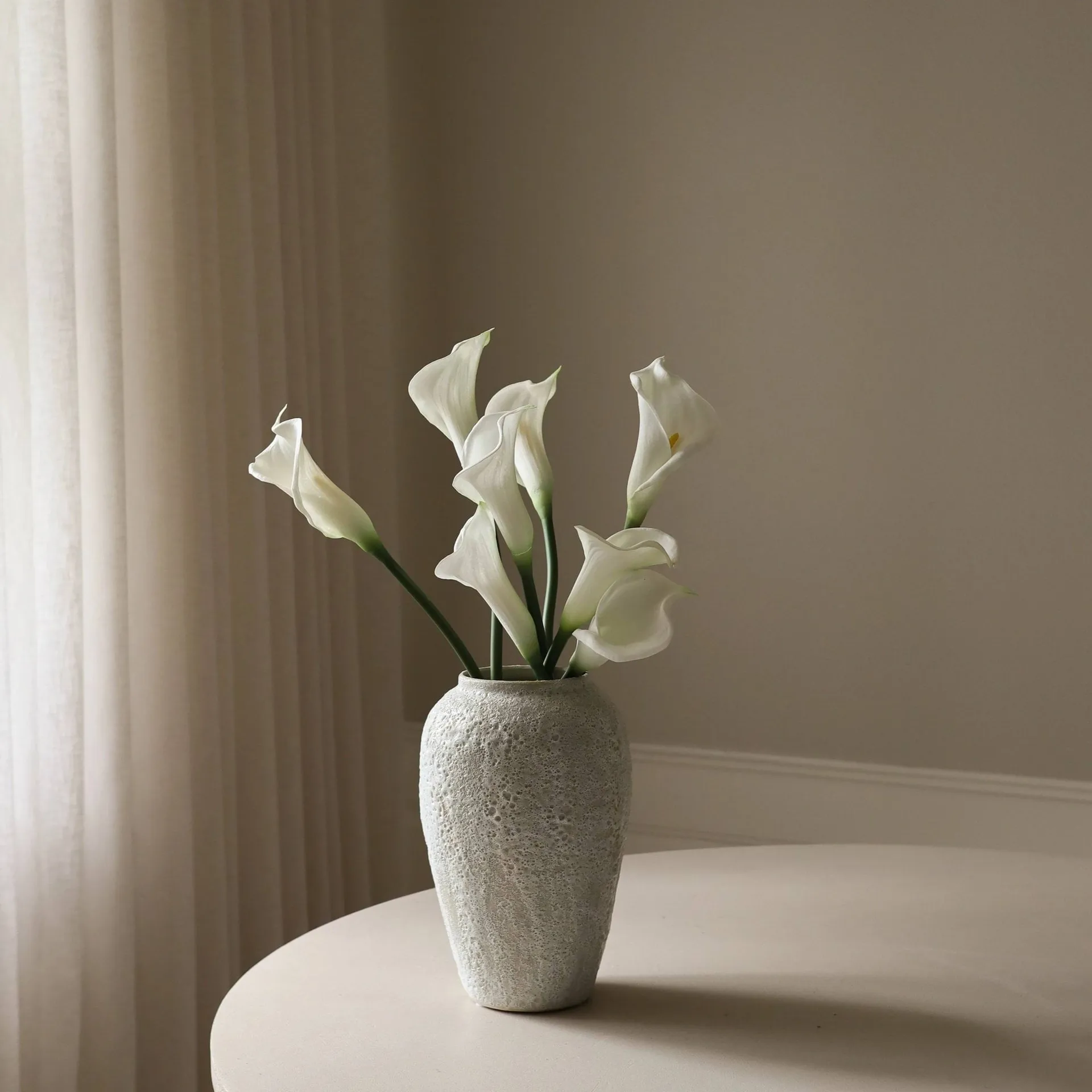 카라릴리 인조 부케, White, 65 cm, 8 pcs Botané | 보타네
