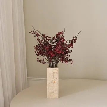 Wild Berry 인조 부케 - 짙은 붉은색 열매 가지, 66 cm - Botané | 보타네