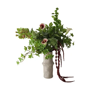 Wild Grove 인공 부케 - 칼라·심비디움 난초·야생 당근, 112 cm, 16개 - Botané | 보타네