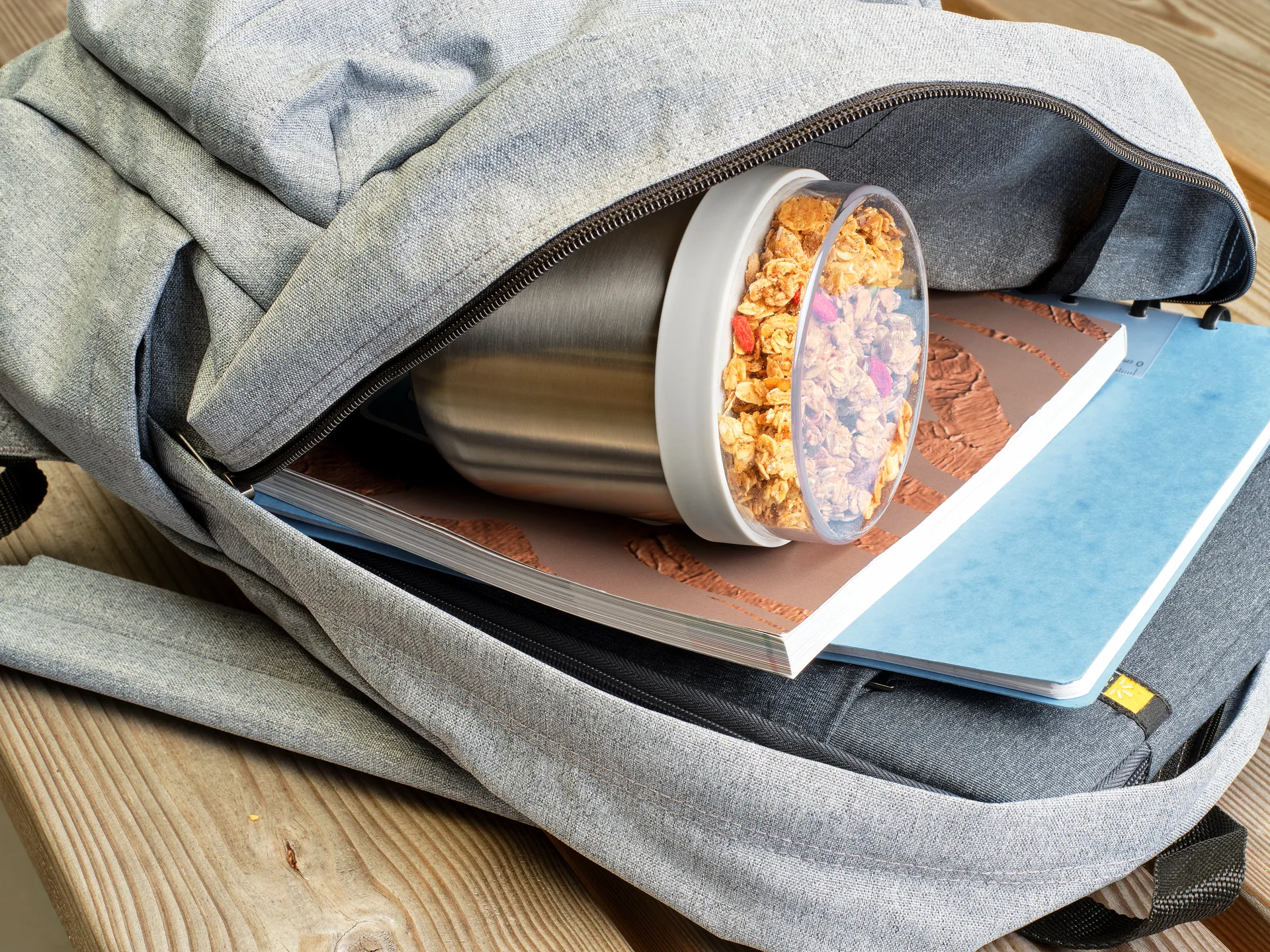 메이크 & 테이크 푸드 보온병 0.5 l, Light grey Brabantia | 브라반티아