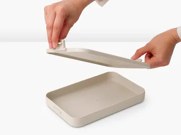 메이크 & 테이크 런치 박스 플랫 1.1 L - Soft Beige - Brabantia | 브라반티아