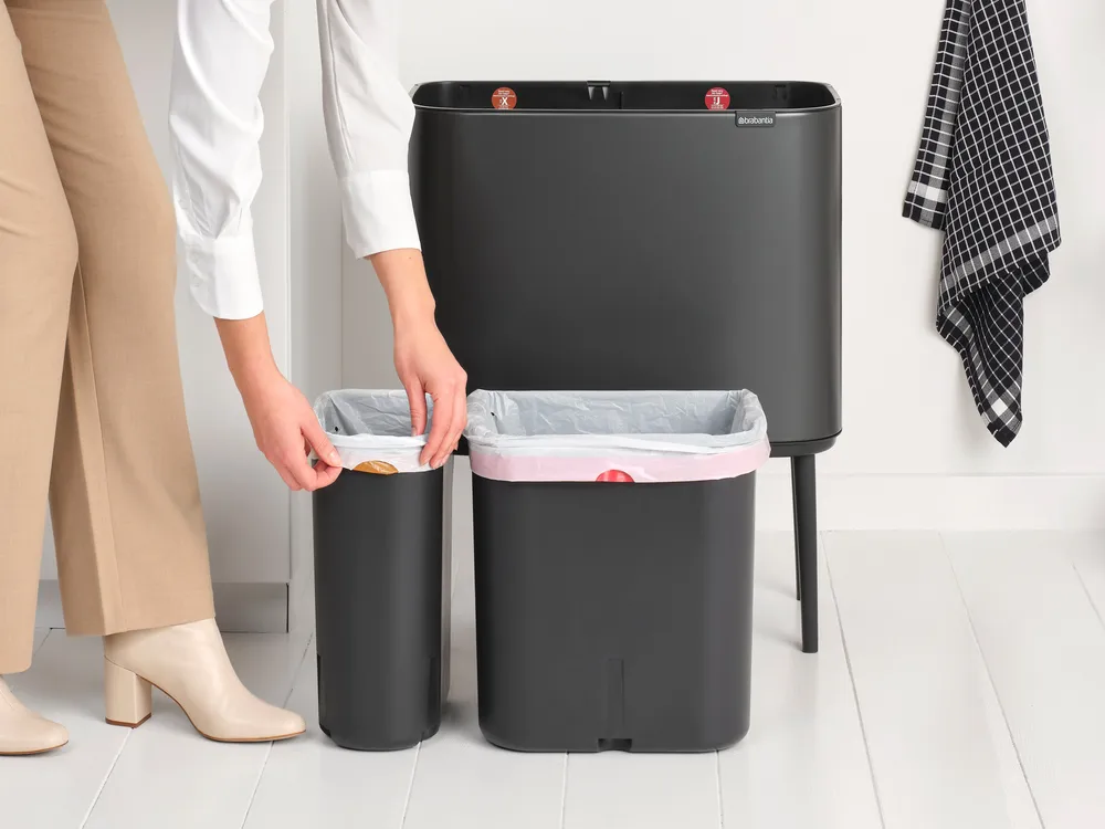 보 터치 빈 휴지통 11+23 L, Confident grey Brabantia | 브라반티아