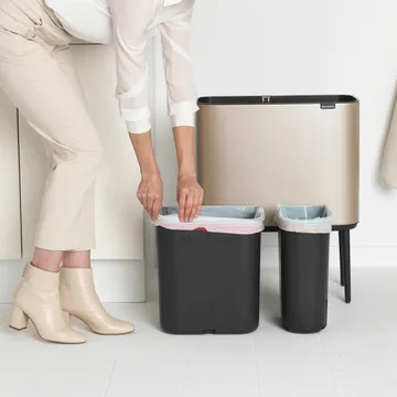 보 터치 빈 휴지통 11+23 L - Metallic Gold - Brabantia | 브라반티아