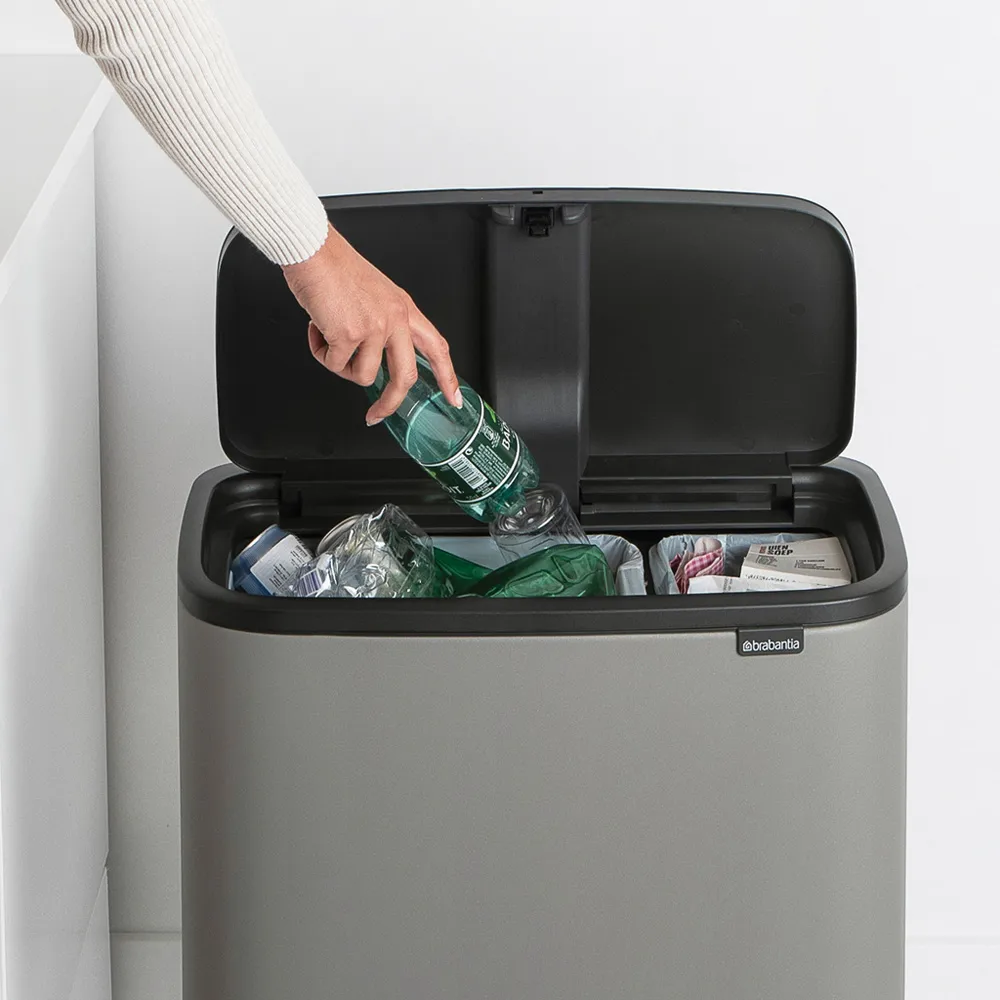 보 터치 빈 휴지통 11+23 L, Mineral concrete grey Brabantia | 브라반티아