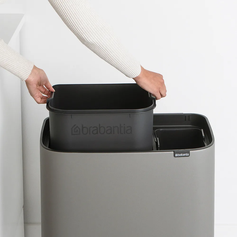 보 터치 빈 휴지통 11+23 L, Mineral concrete grey Brabantia | 브라반티아