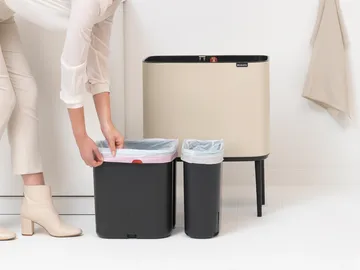보 터치 빈 휴지통 11+23 L - Soft beige - Brabantia | 브라반티아