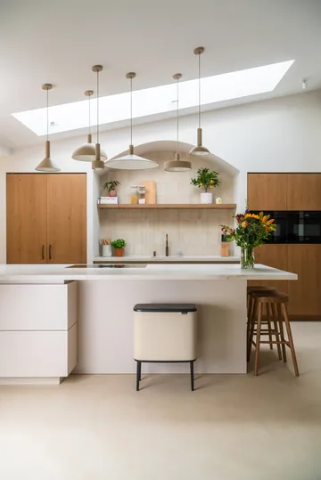 보 터치 빈 휴지통 11+23 L - Soft beige - Brabantia | 브라반티아