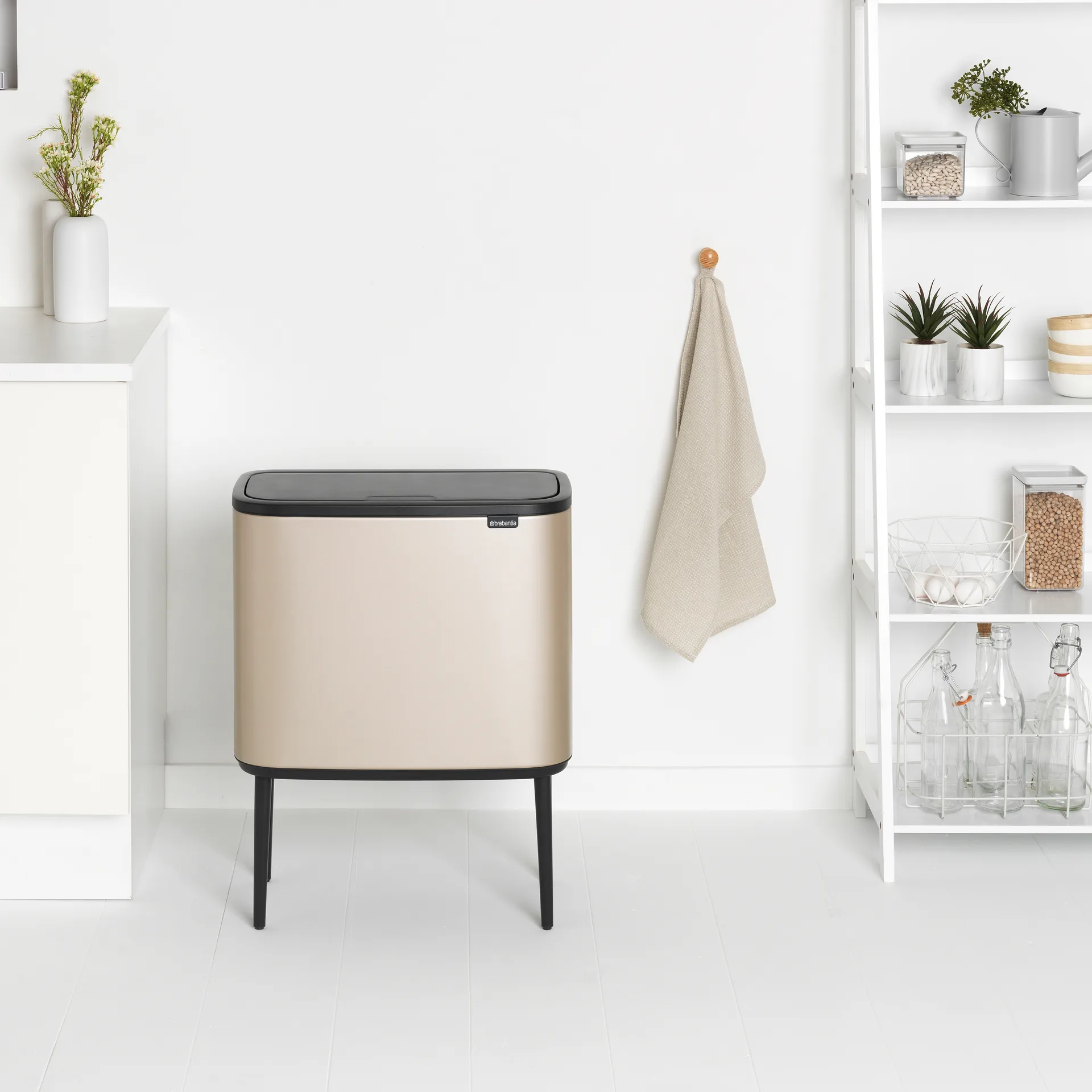 보 터치 빈 11+23 리터, Metallic Gold Brabantia | 브라반티아