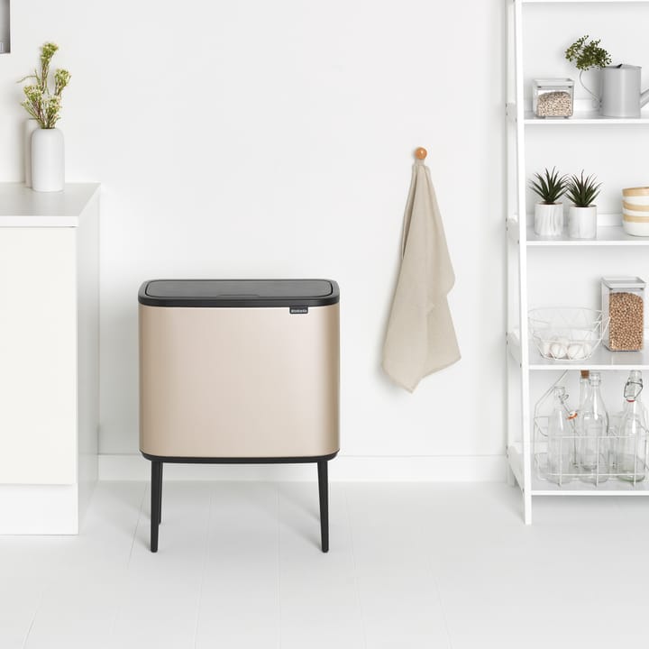 보 터치 빈 11+23 리터 - Metallic Gold - Brabantia | 브라반티아