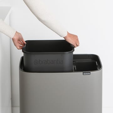 보 터치 빈 11+23 리터 - Mineral concrete grey - Brabantia | 브라반티아