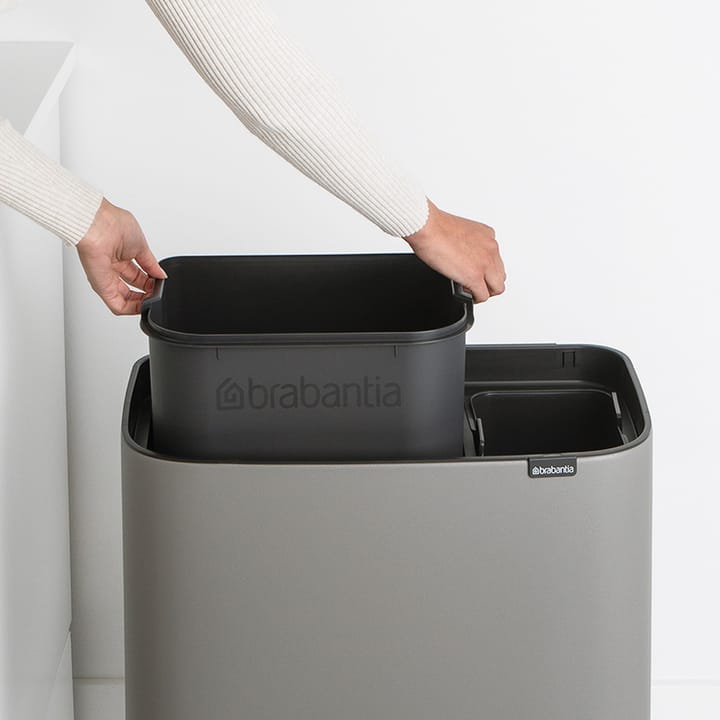 보 터치 빈 11+23 리터, Mineral concrete grey Brabantia | 브라반티아