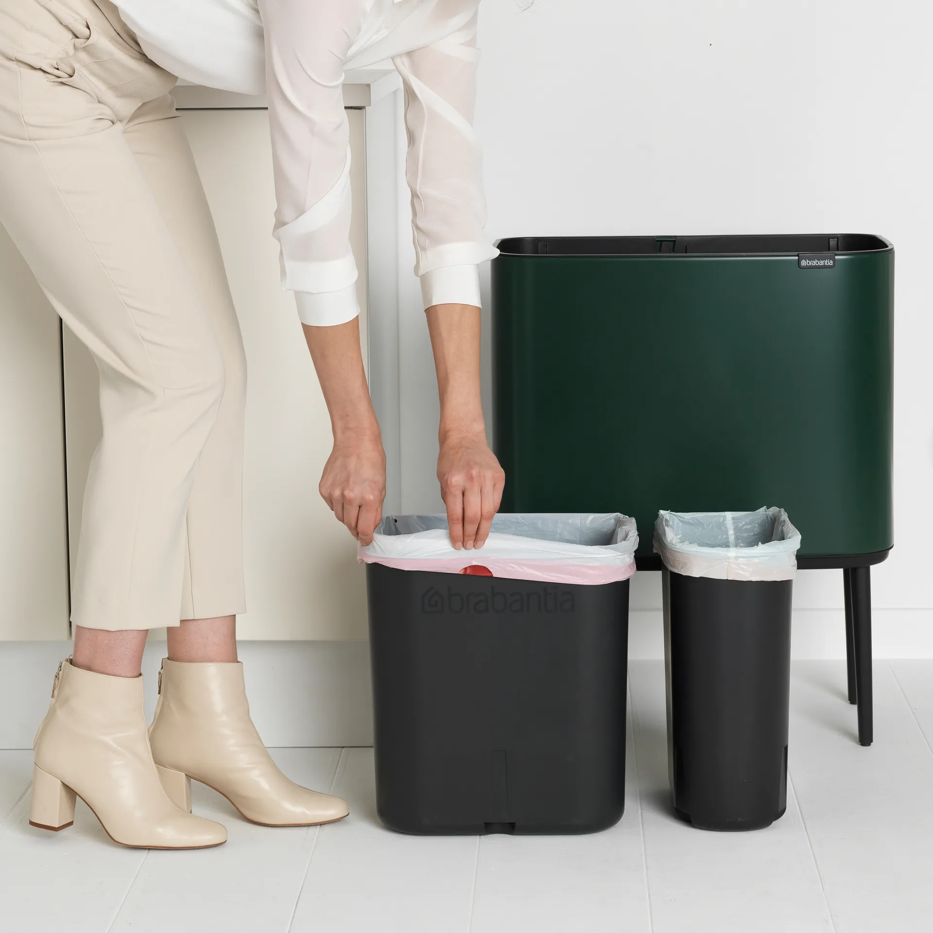 보 터치 빈 11+23 리터, pine green Brabantia | 브라반티아