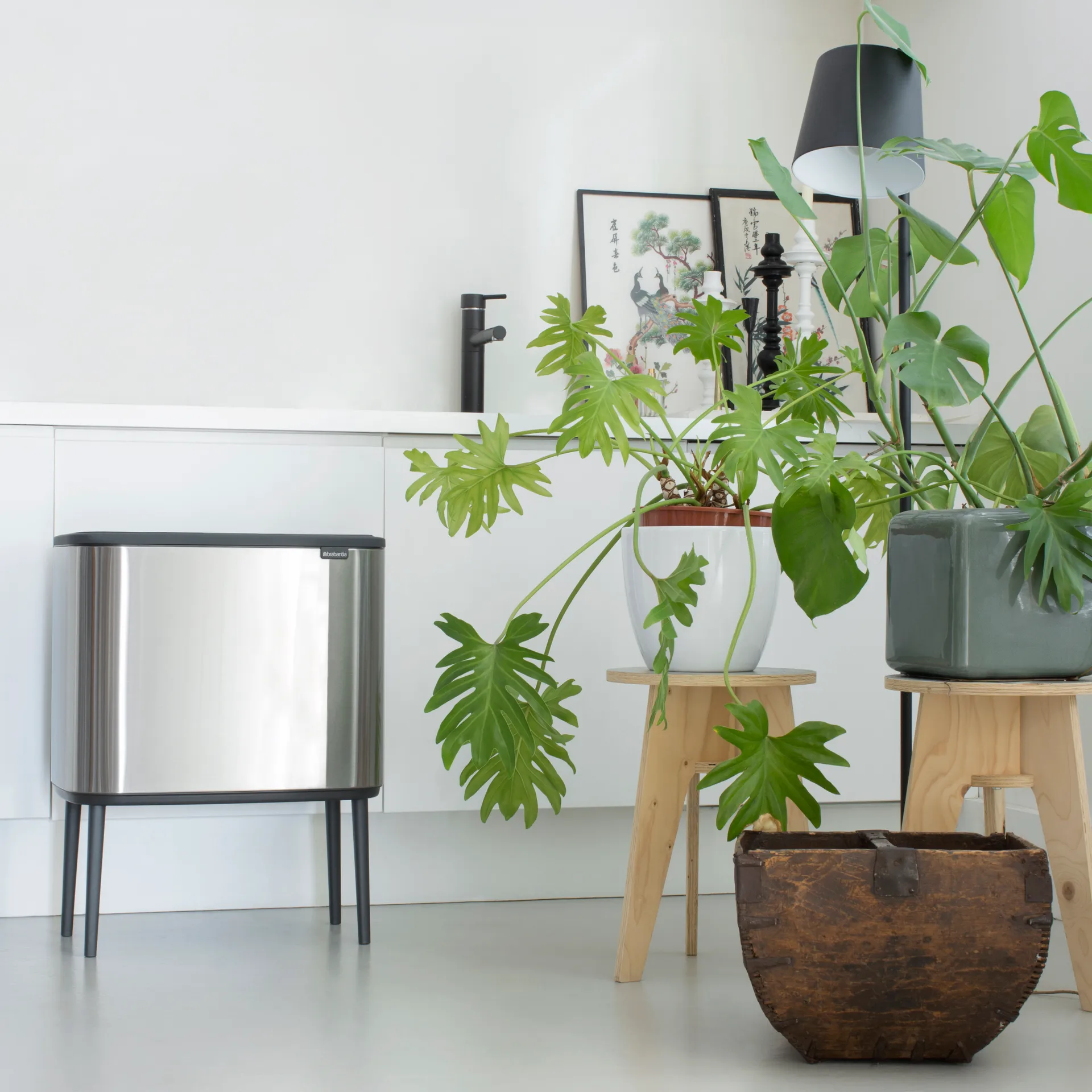 보 터치 빈 11x3 리터, matte stainless steel Brabantia | 브라반티아