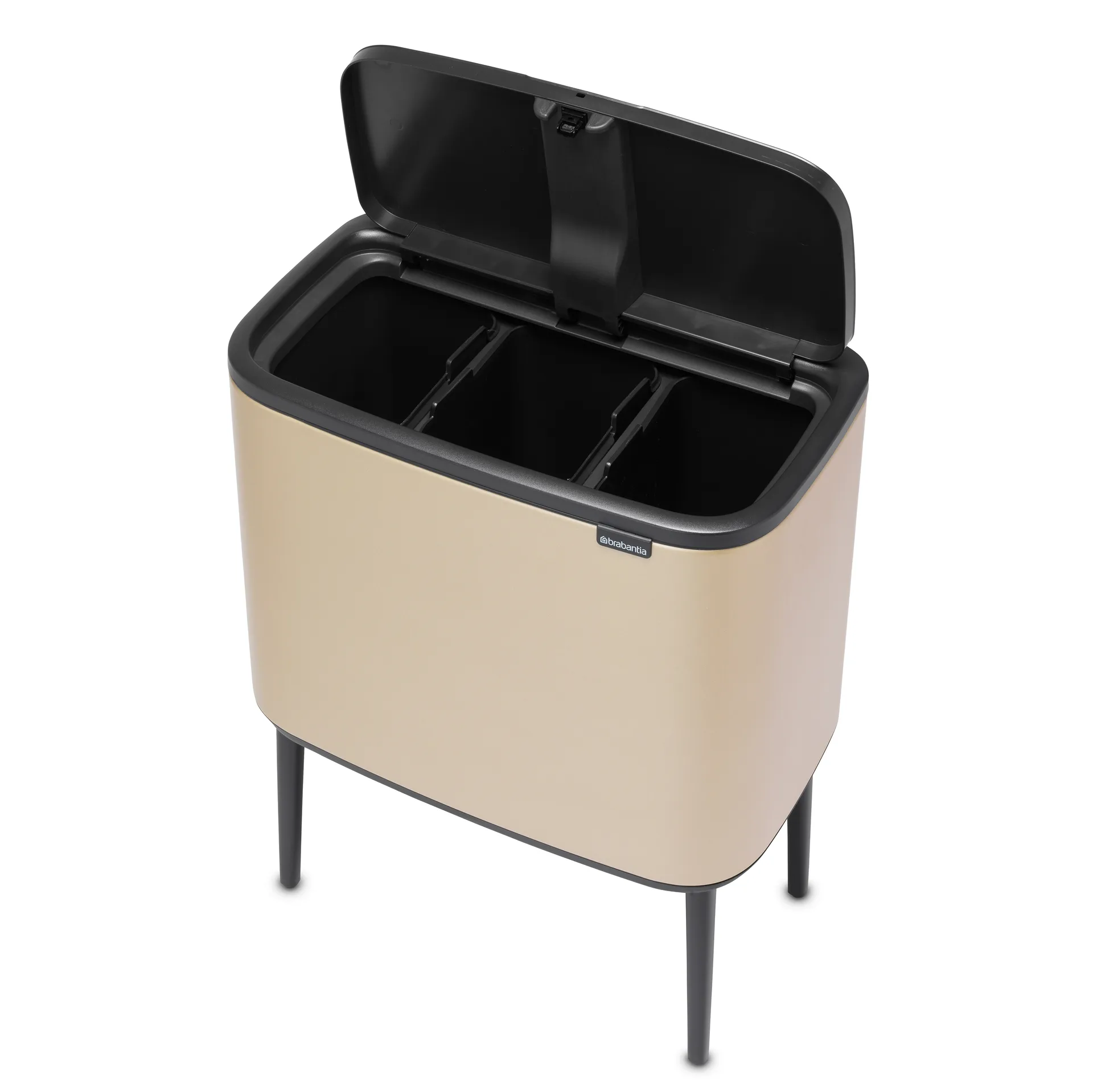 보 터치 빈 11x3 리터, Metallic Gold Brabantia | 브라반티아